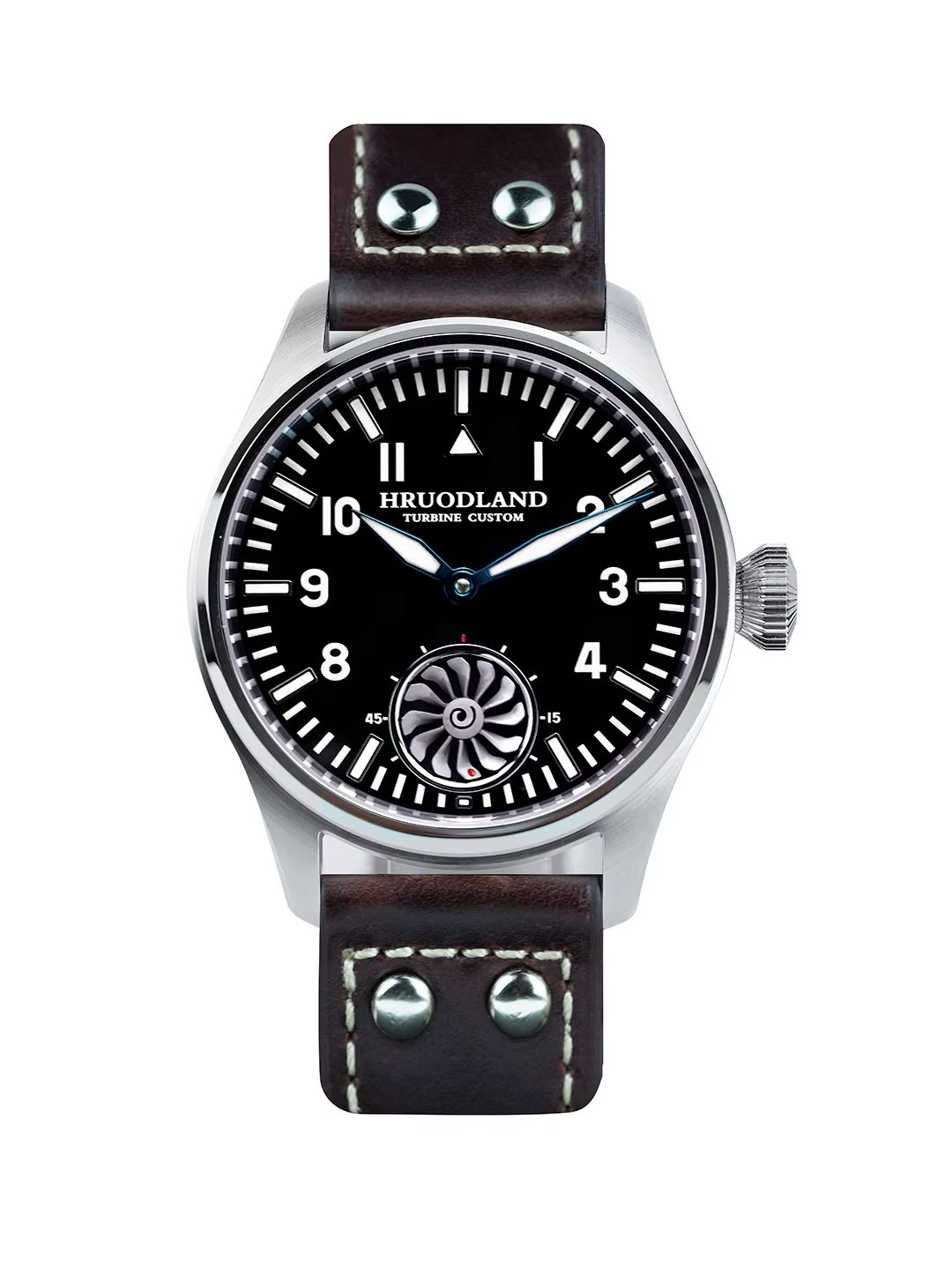 Tourbillon Movement Watch - Мужские механические часы Hruodland Pilot 43