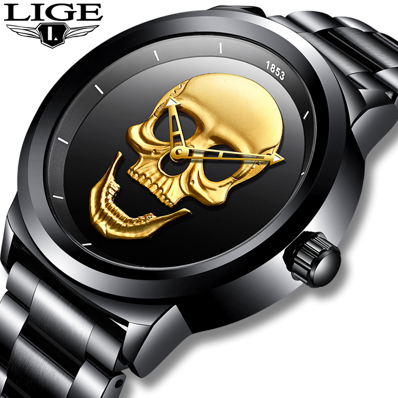 Luxury Watch Name - Часы наручные LIGE Мужские кварцевые, спортивные