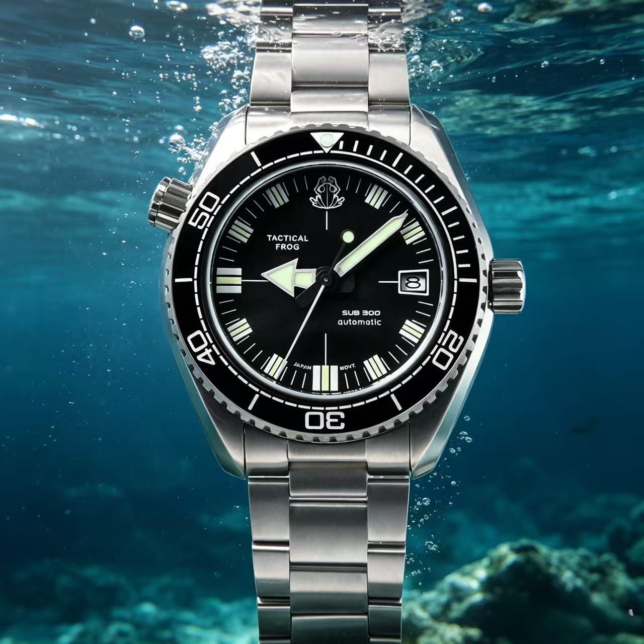 Titanium Sport Watch - Новые мужские автоматические часы Tactical Frog,