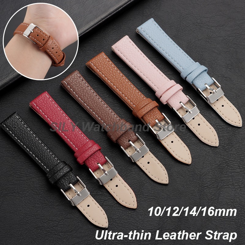 Dress Watch Ultra Thin - Ультратонкий кожаный ремешок для часов 10