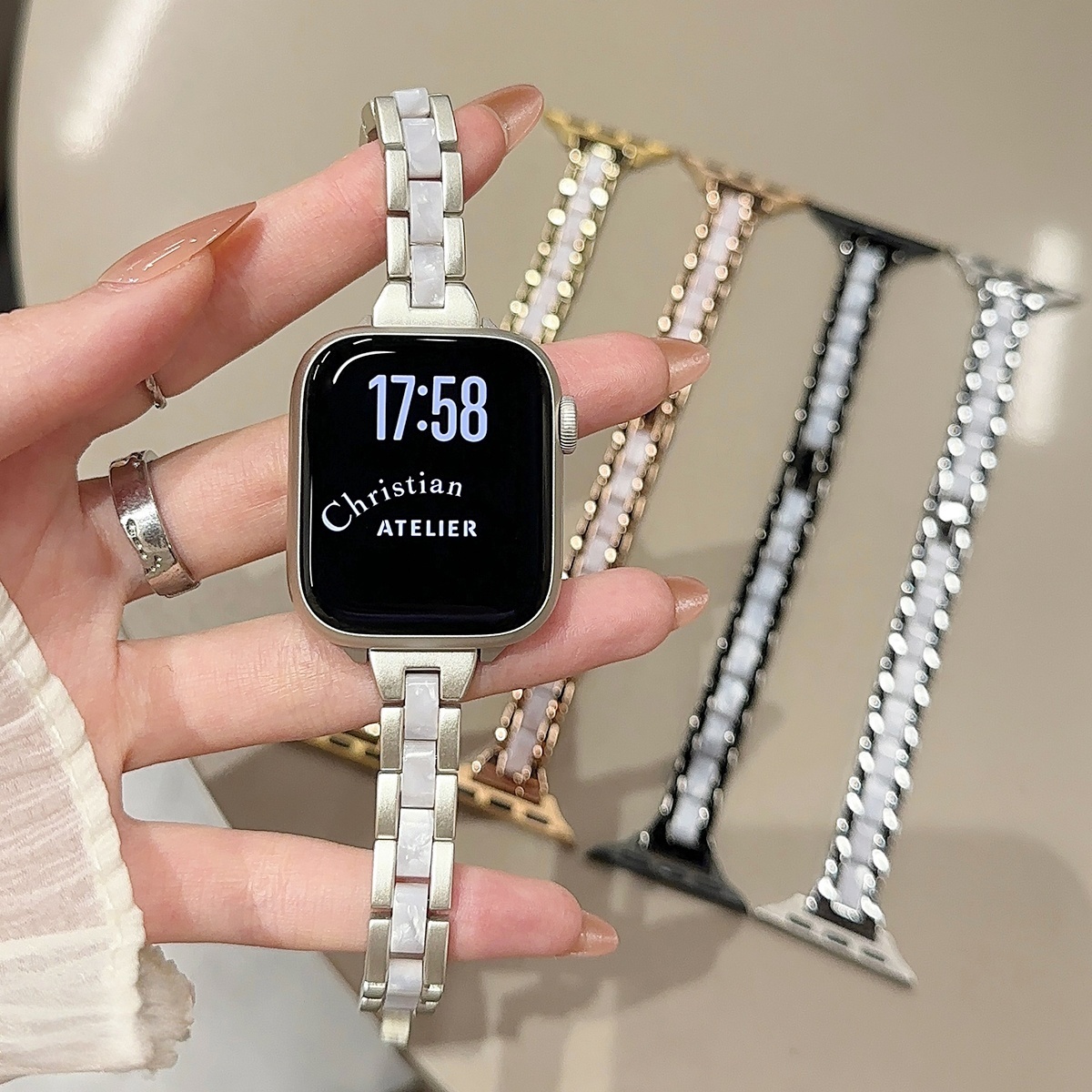 Dress Watch Ultra Thin - Тонкий металлический ремешок из смолы для