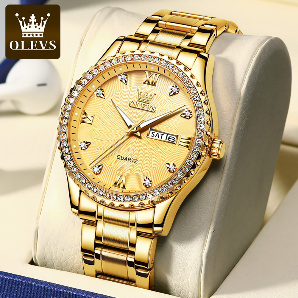 Luxury Watch Name - OLEVS 5565 Роскошные кварцевые часы для