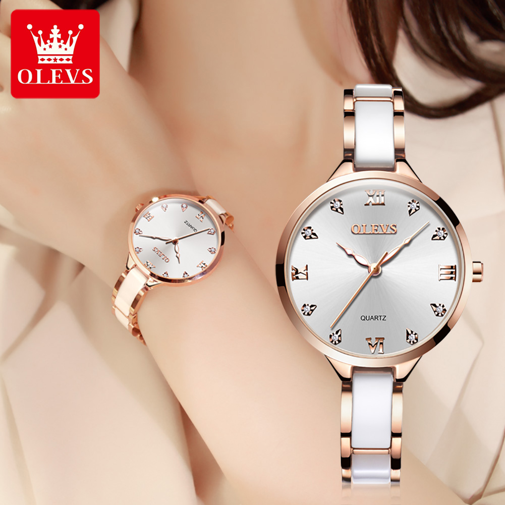 Luxury Watch Japan - OLEVS керамические женские часы, роскошные женские
