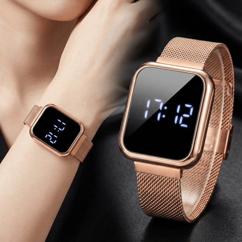 Luxury Watch Collection - Модные прямоугольные цифровые часы для женщин