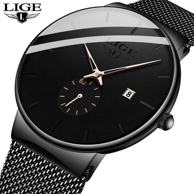 Luxury Watch Name - LIGE модные мужские часы лучший бренд