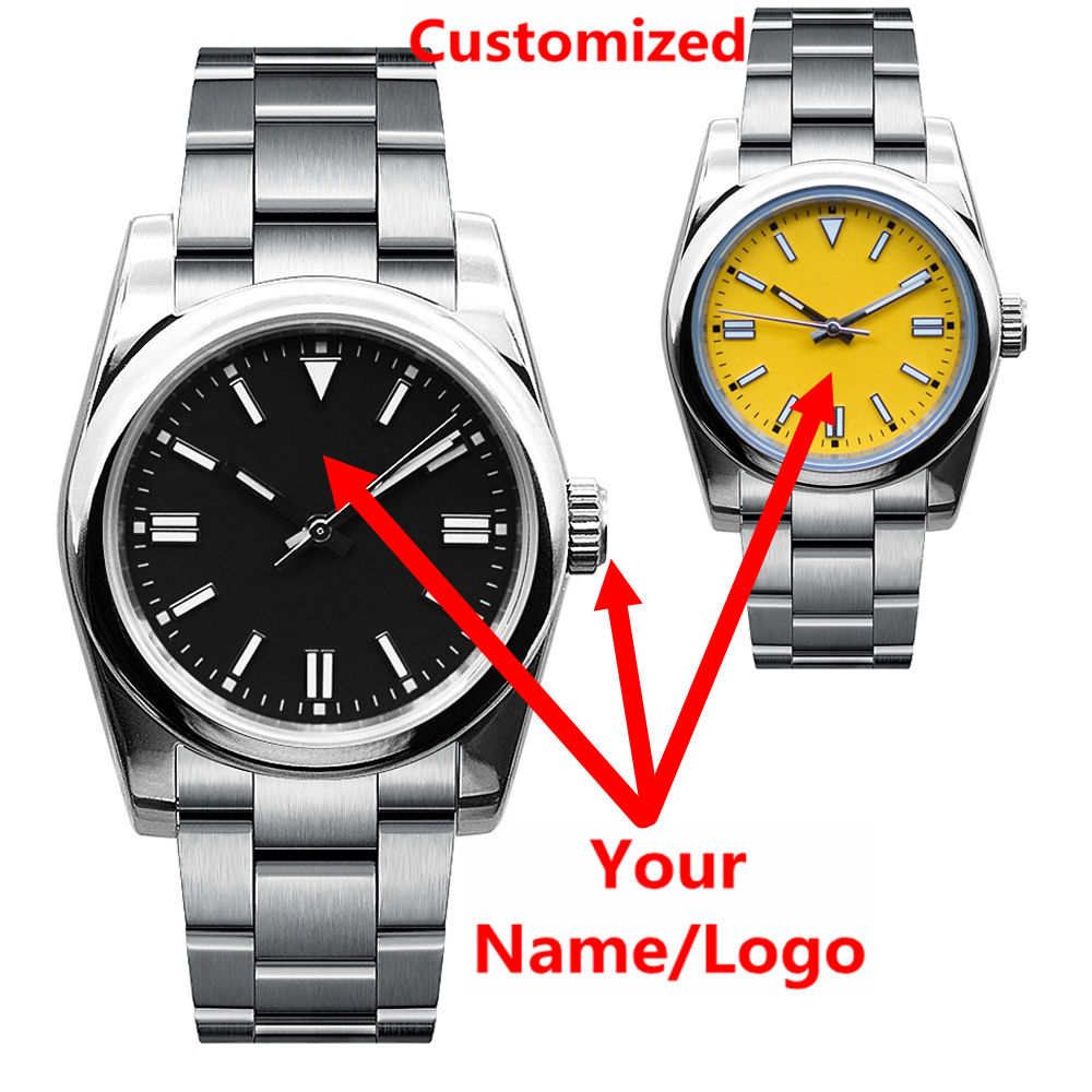 Luxury Watch Safe - Мужские часы с индивидуальным логотипом, сапфировым