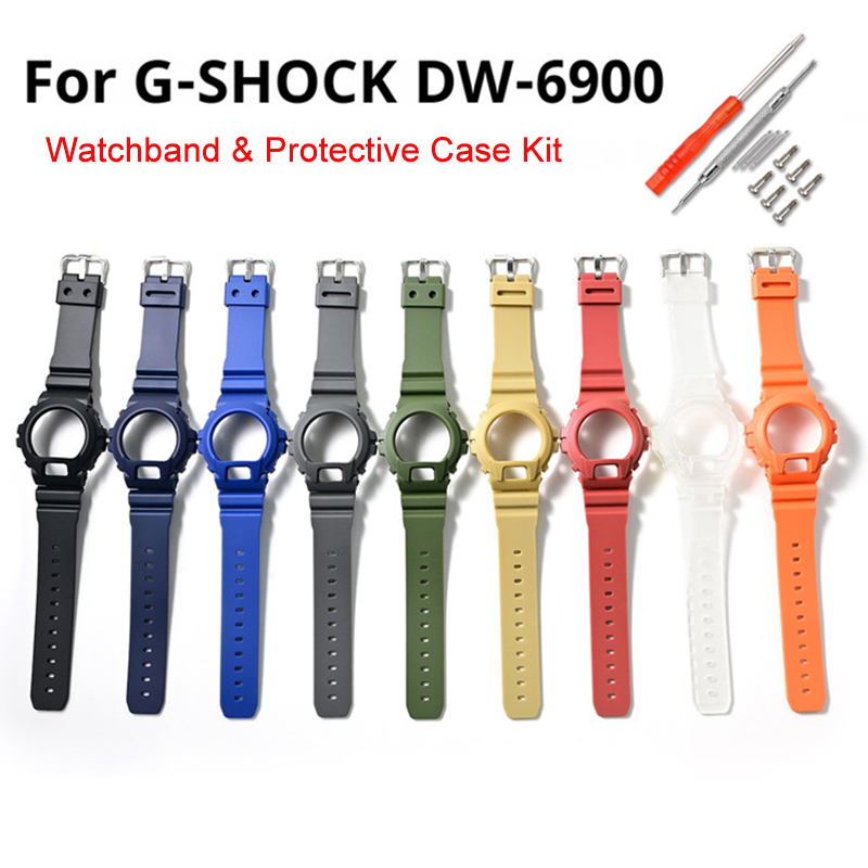 Luxury Watch G Shock - Ремешок и безель из полимерной смолы