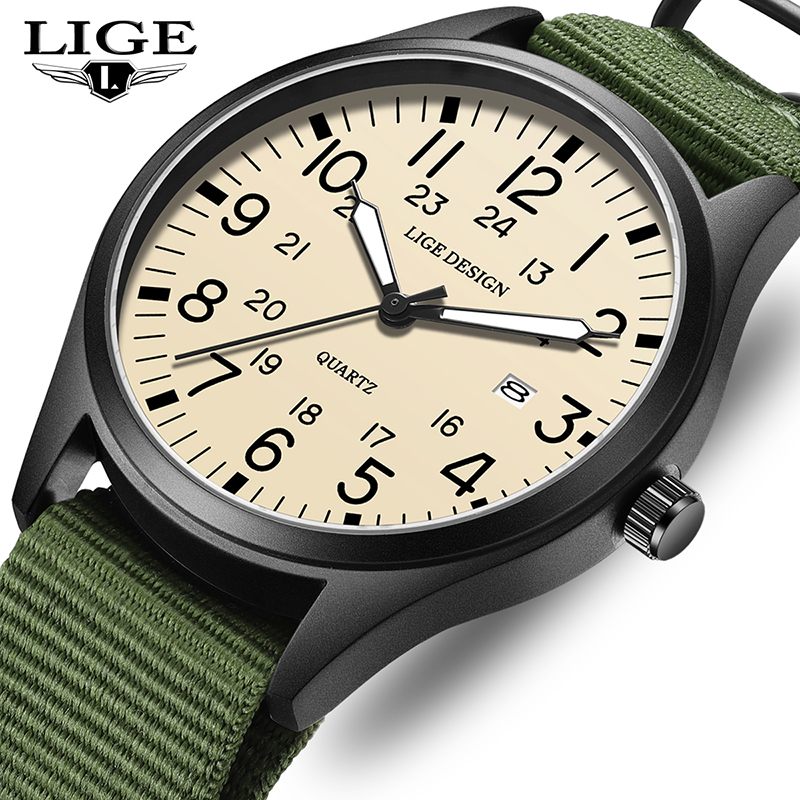 Luxury Watch Men - LIGE 2026 НОВИНКА: кварцевые наручные часы
