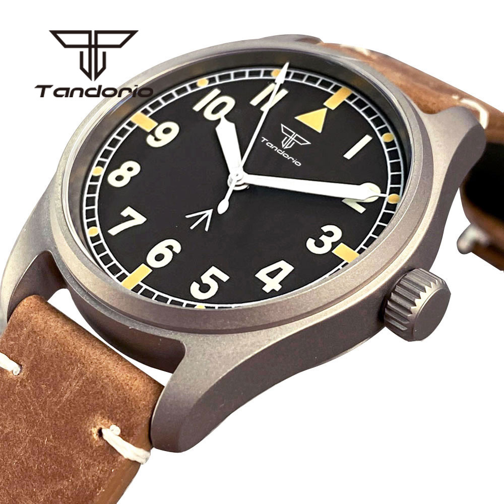 Titanium Sport Watch - Tandorio Titanium NH35A 39 мм автоматические