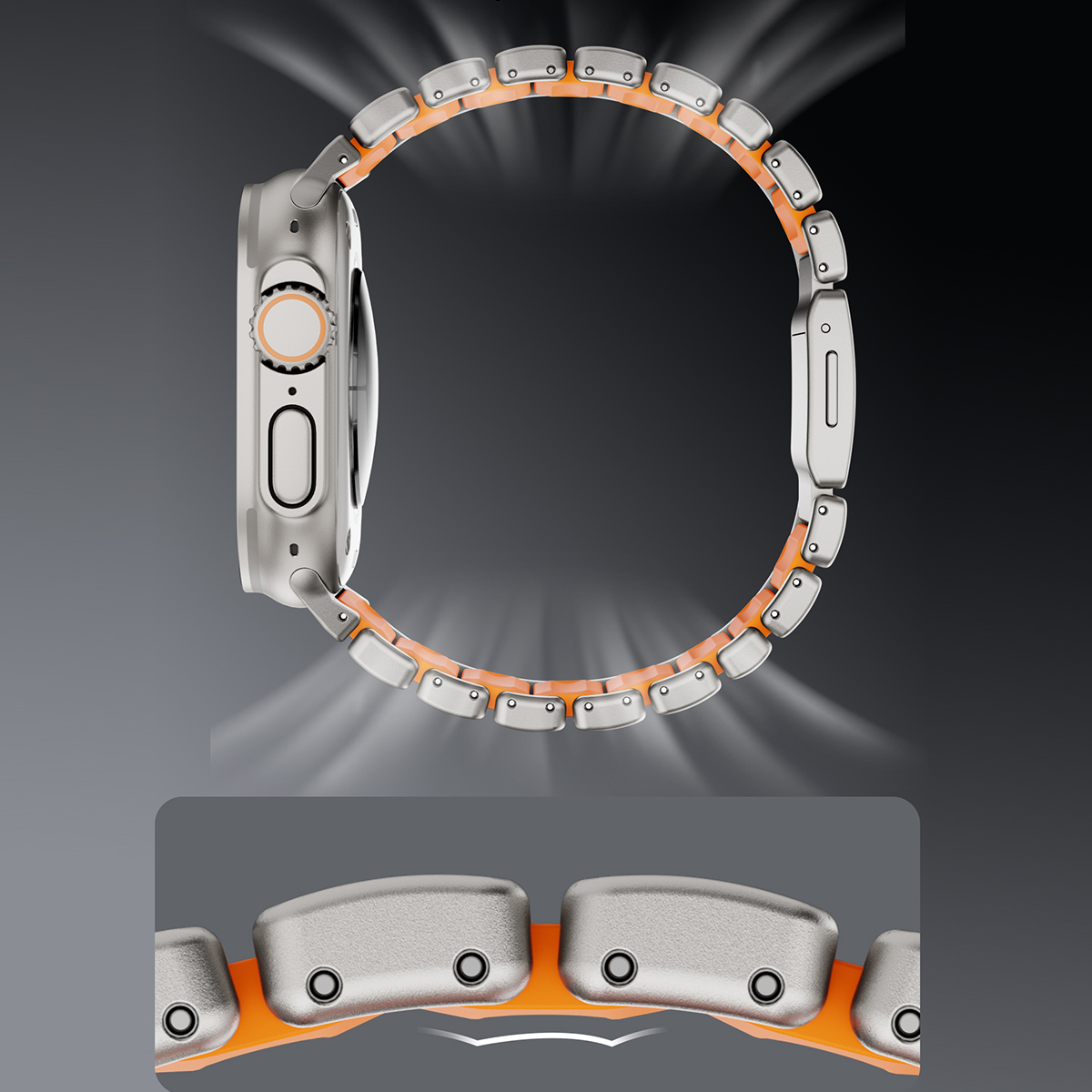Титановый ремешок + мягкий чех – обзор и цена Titanium Sport Watch