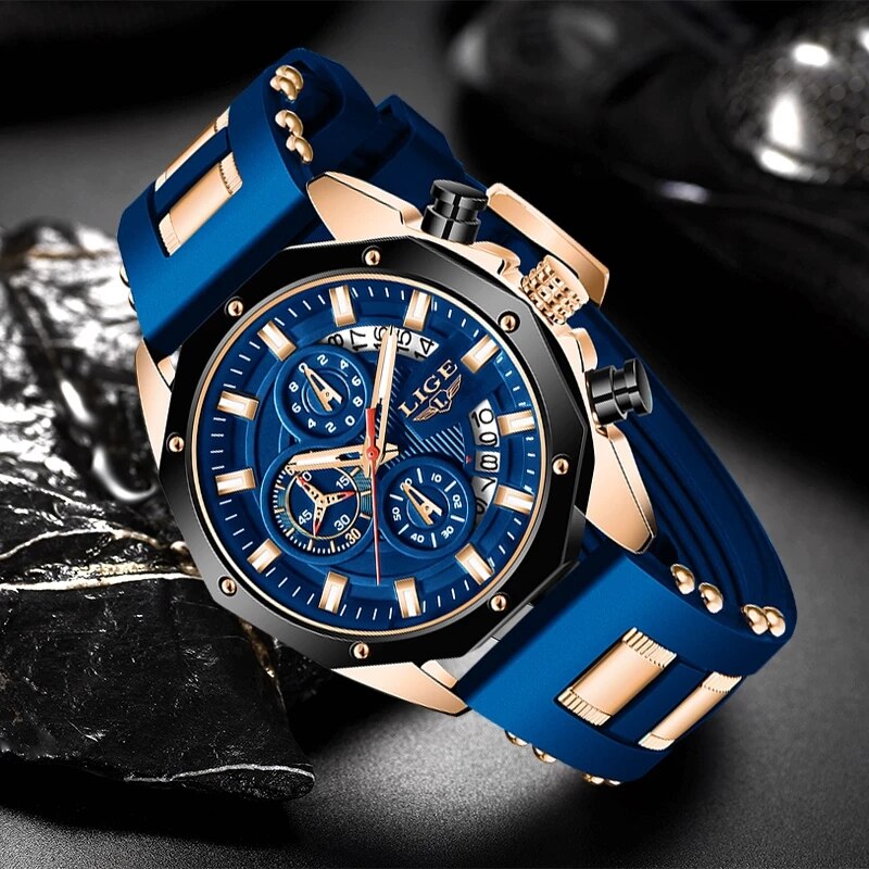LIGE модные мужские часы лучши – обзор и цена Luxury Watch Name