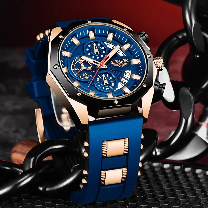 LIGE модные мужские часы лучши – обзор и цена Luxury Watch Name