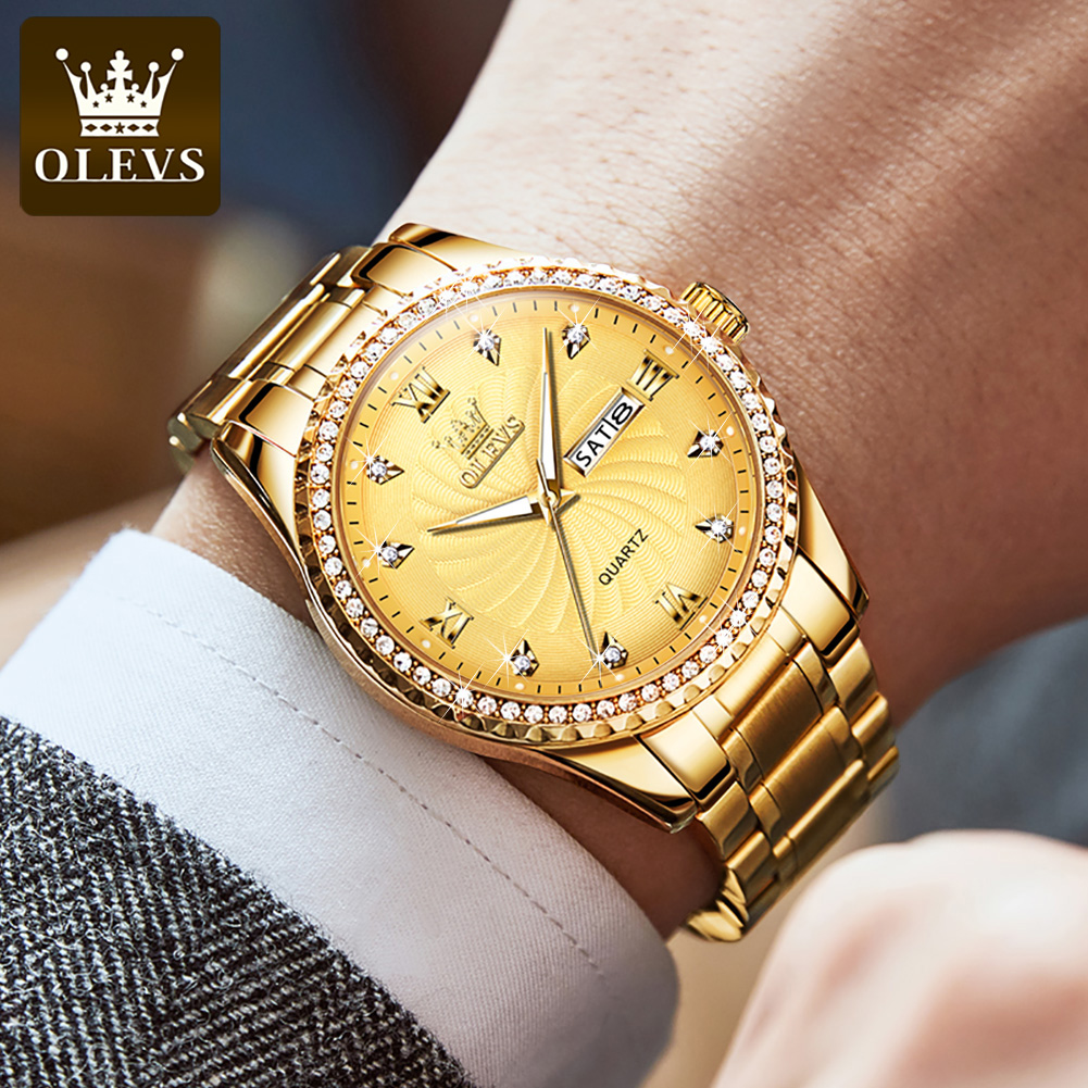 OLEVS 5565 Роскошные кварцевые – обзор и цена Luxury Watch Name