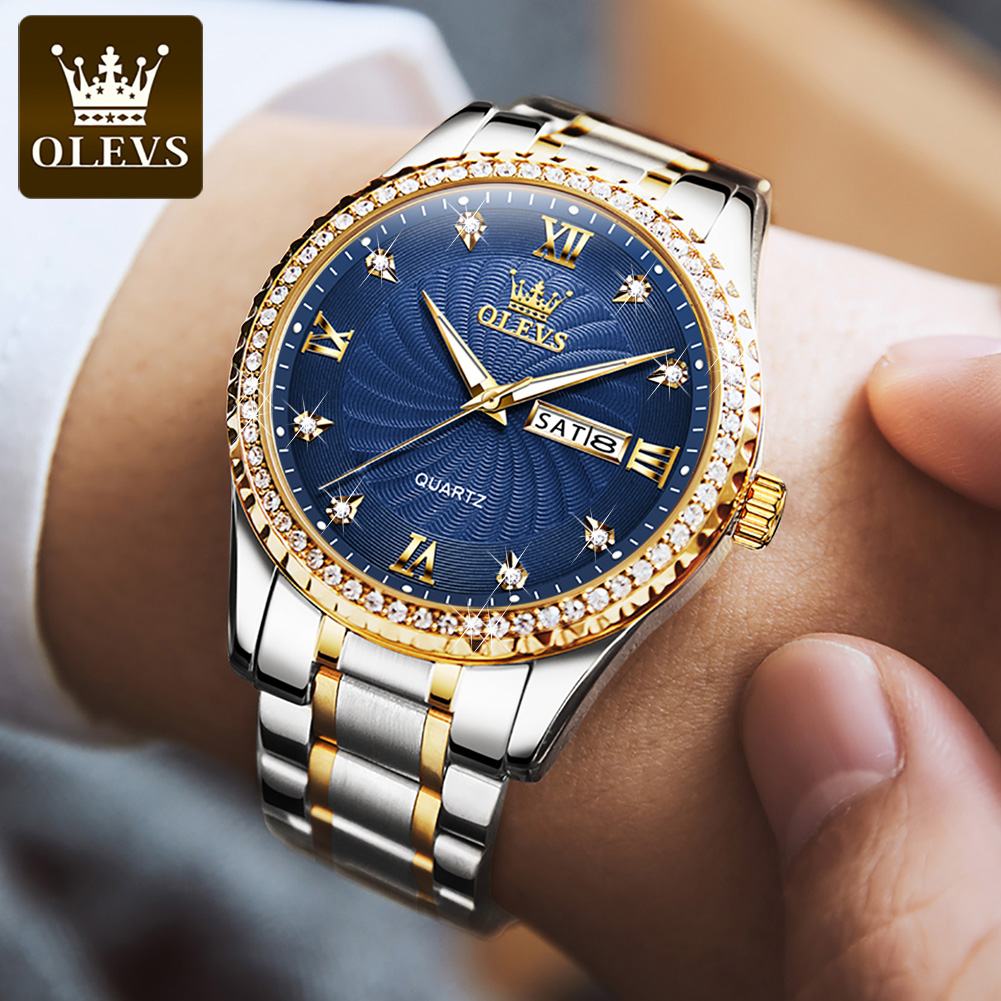 OLEVS 5565 Роскошные кварцевые – обзор и цена Luxury Watch Name