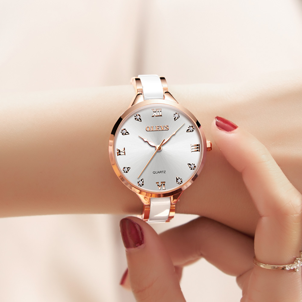 OLEVS керамические женские час – обзор и цена Luxury Watch Japan