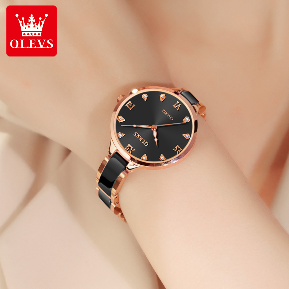 OLEVS керамические женские час – обзор и цена Luxury Watch Japan