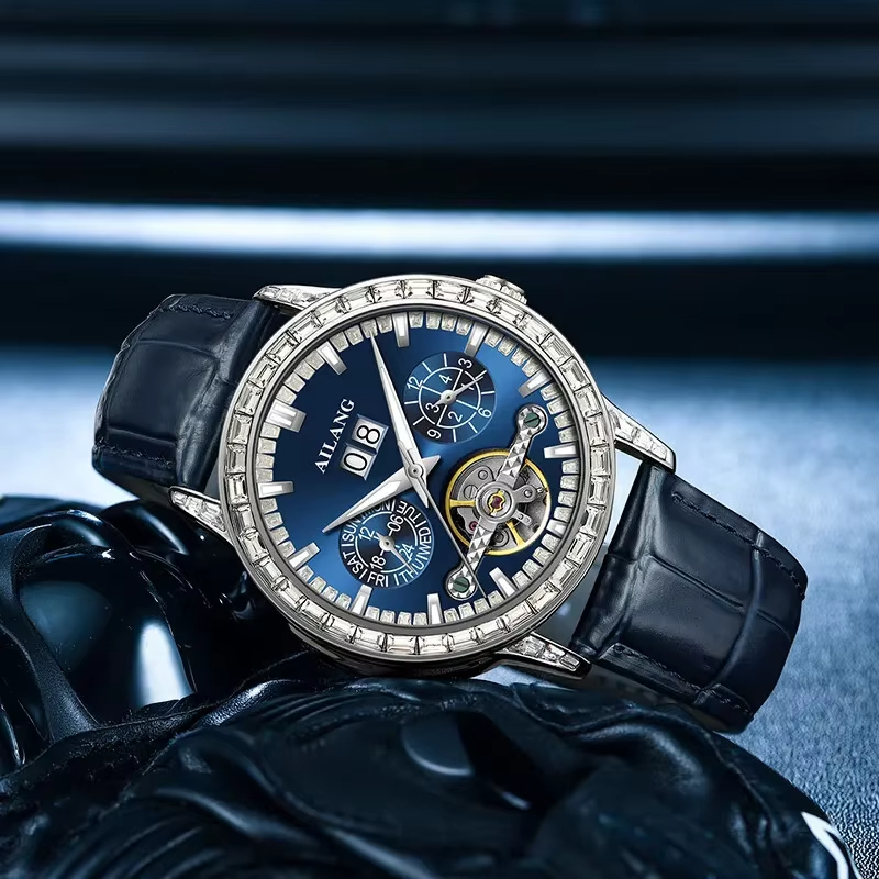 AILANG Топ Роскошные Мужские Ч – обзор и цена Tourbillon Movement Watch