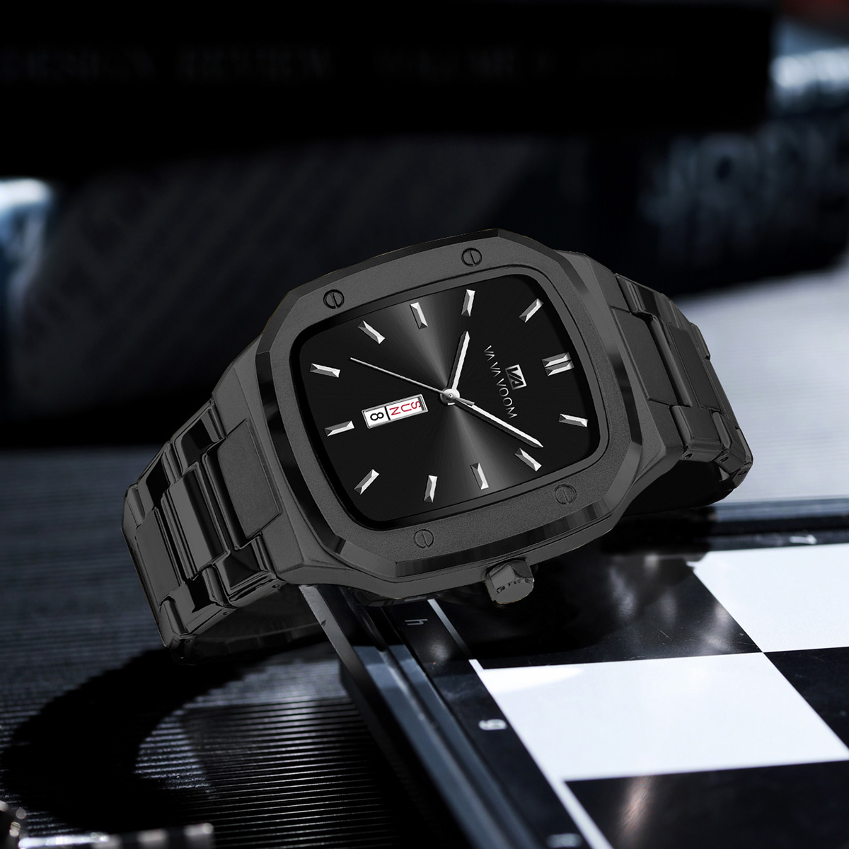 Новые мужские кварцевые часы W – обзор и цена Luxury Watch Gold And Black