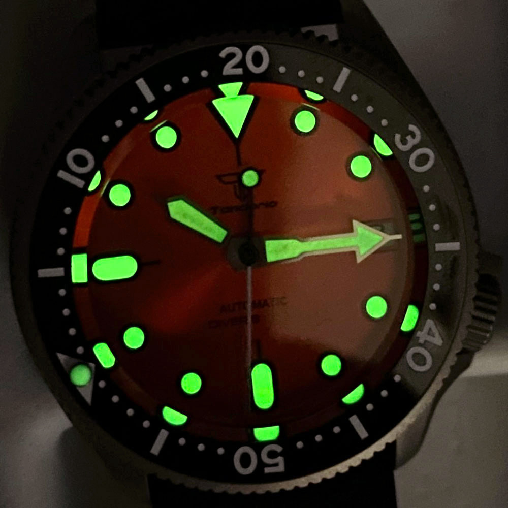37 мм 65 г Титан 20 АТМ Дайвер – обзор и цена Titanium Sport Watch