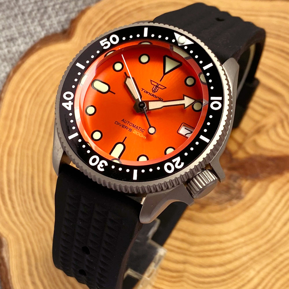 37 мм 65 г Титан 20 АТМ Дайвер – обзор и цена Titanium Sport Watch
