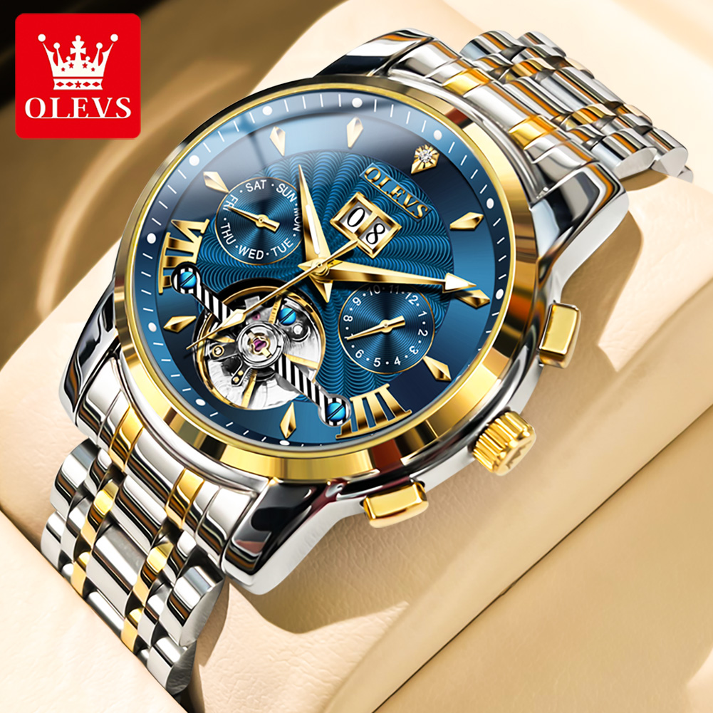 OLEVS мужские часы, роскошные  – обзор и цена Luxury Watch Men