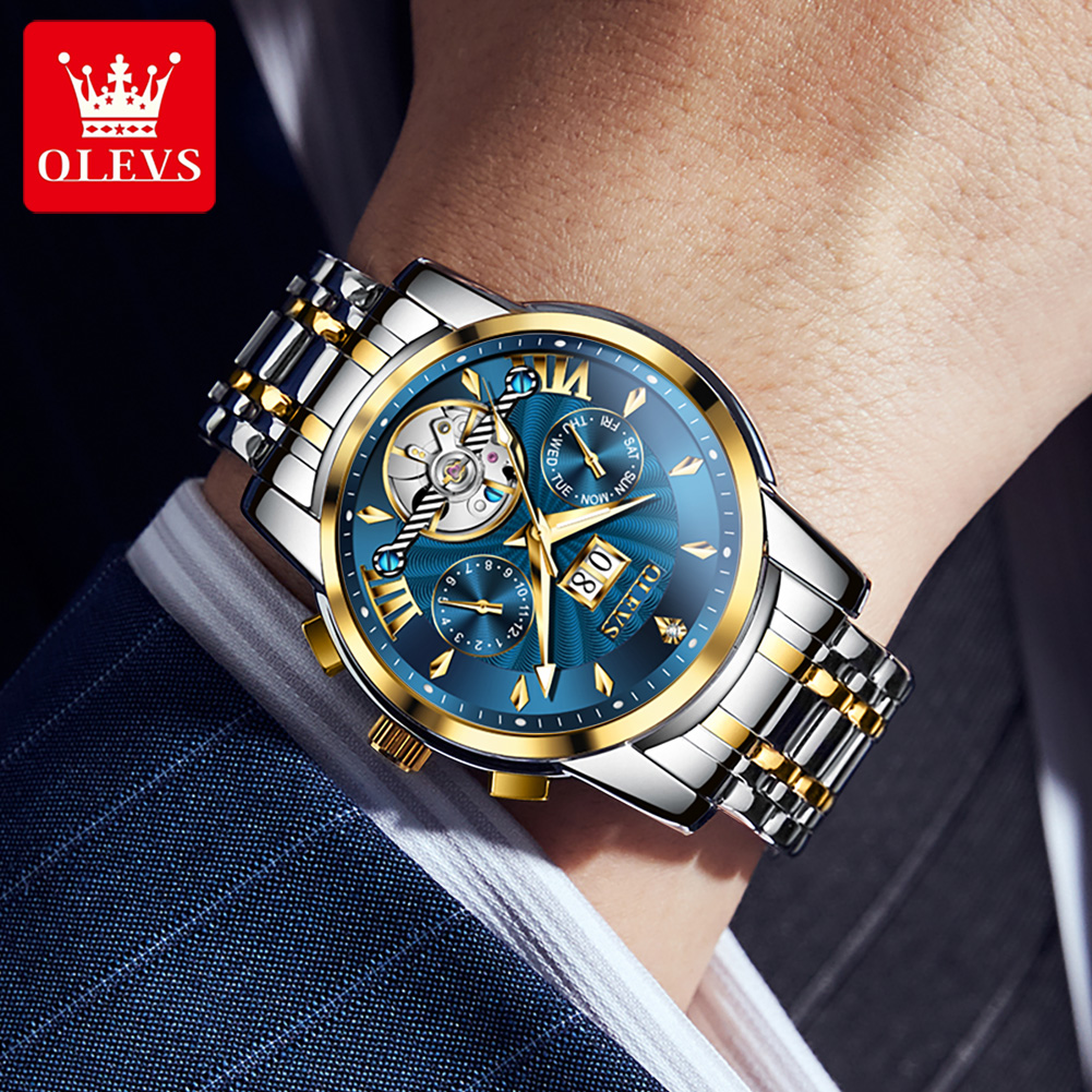 OLEVS мужские часы, роскошные  – обзор и цена Luxury Watch Men
