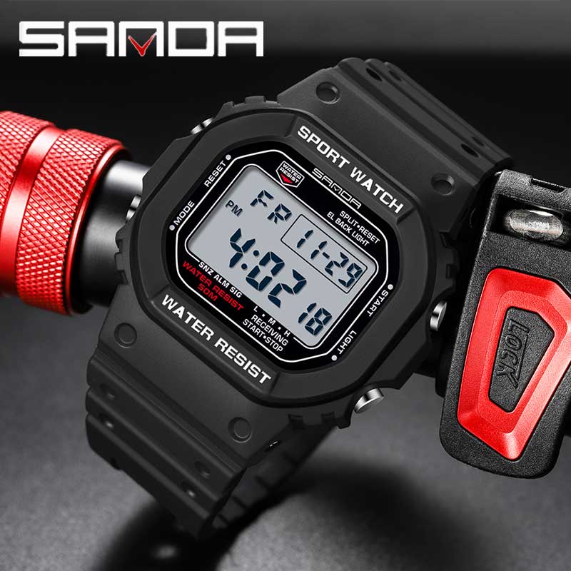 SANDA G Стиль Цифровые Часы Му – обзор и цена Luxury Watch G Shock