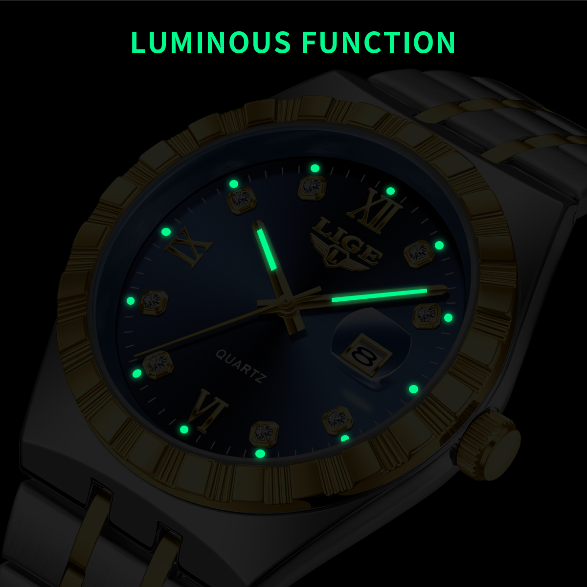 Мужские часы LIGE для бизнеса, – обзор и цена Luxury Watch Men