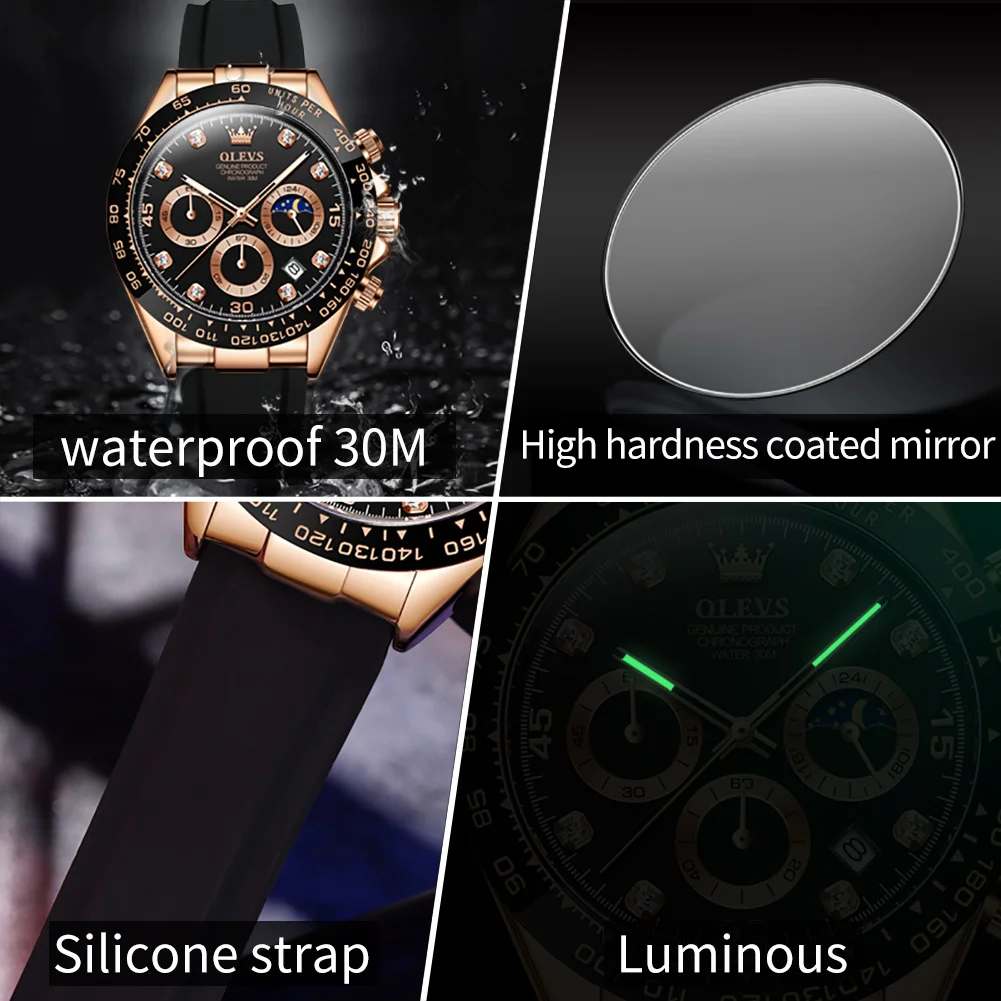 OLEVS 2875 Мужские часы-хроног – обзор и цена Luxury Watch Name